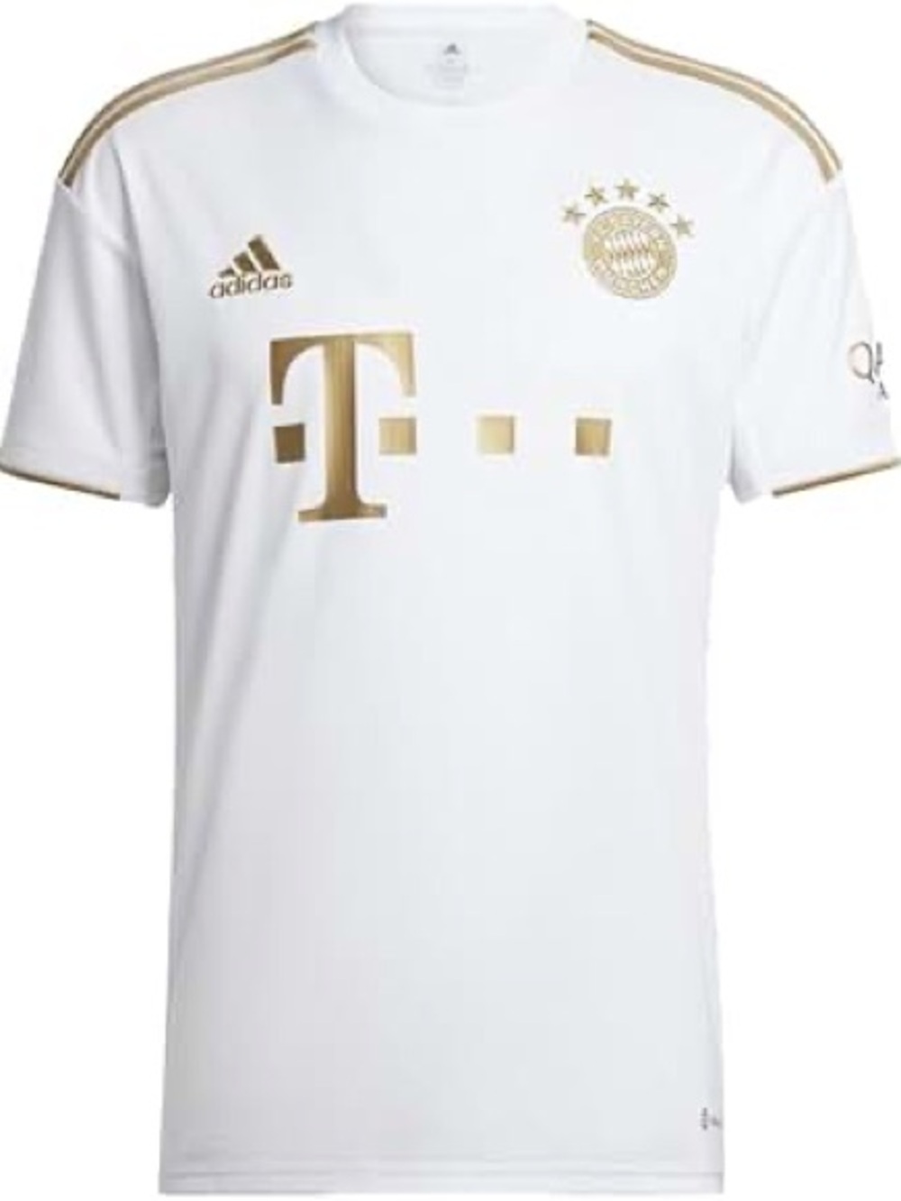 adidas Kids FC Bayern Munich White & Gold Home Jersey 2022/2023 away kit